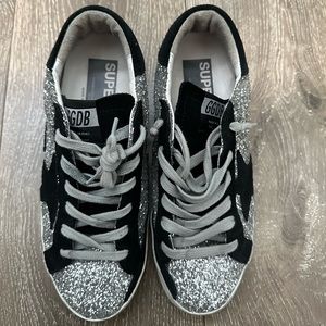 GOLDEN GOOSE GGDB glitter superstar sneakers